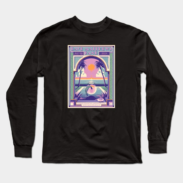 DMB Show West Palm Beach 1 Long Sleeve T-Shirt by Story At Dawn 